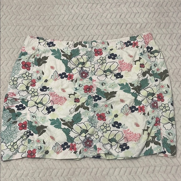 Eddie Bauer Floral Print Skort Size 18W - Picture 1 of 9